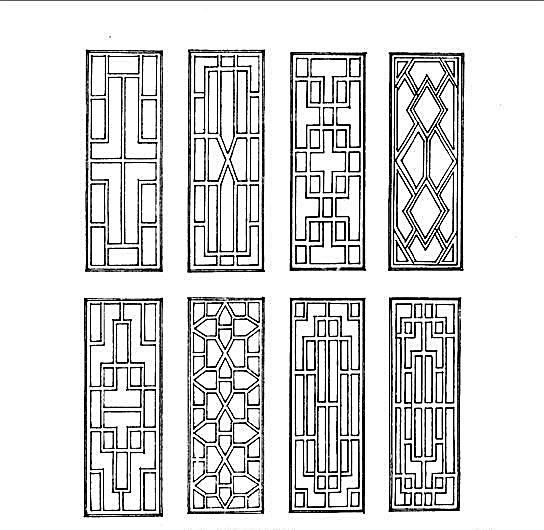 中国古典建筑装饰图案选0140 副本,设计素材 古建图案-