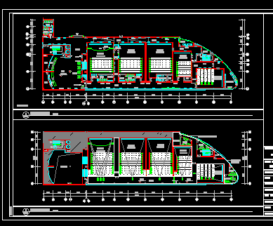 某电影城室内装修设计图纸免费下载 - 建筑装修图 - 土木工程网