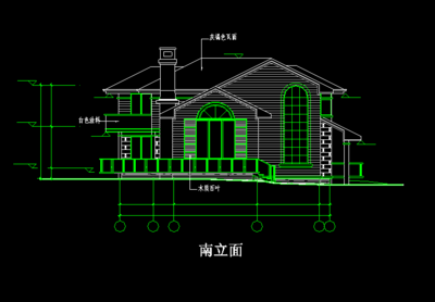 经 典别墅装饰CAD设计 CAD施工图以及施工效 果图