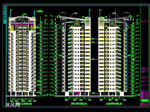 一套齐全的经典宽敞复式住宅装修设计图 CAD施工图