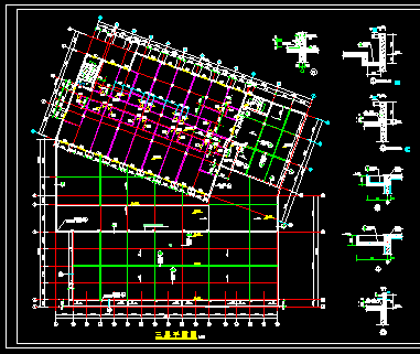 福特4S店装修设计图纸免费下载 - 建筑装修图